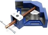Morsa Angolare Wiltec A 90° Con Larghezza Ganasce Di 100 Mm E Profondità Di Serraggio Di 60 Mm, Morsa Angolare In Ghisa, Morsa, Morsa Angolare