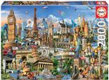 Educa Puzzle 9217697 - Punti Di Riferimento Per L'europa - Puzzle Da 2000 Pezzi