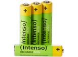 Intenso HR03 Batteria Ricaricabile Energy Eco 1000Mah Mini Stilo Aaa Nichel Metallo Idruro Nimh Giallo Verde
