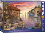 Eurographics Puzzle Del Porto Del Mediterraneo 1000 Pezzi