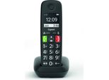 Gigaset E290 - Schnurlostelefon Mit Rufnummernanzeige - Eco Dect\Gap - Schwarz (S30852-H2901-C101)