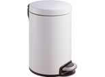 Eko - Serene Treteimer 20 Liter - Stainless Steel Plastic - Weiß