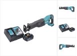 Sega A Nastro A Batteria Makita Djr 186 RT1 18 V + 1X Batteria 5,0 Ah + Caricabatterie