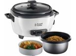 Russell Hobbs Cuoci Riso 27030-56 1,4L 300W Nero/Bianco Antiaderente Mantieni Caldo