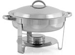 Scaldavivande Mahlzeit In Acciaio Inox Rotondo 4,5 Litri, Scaldavivande, Scaldavivande, Rechaud
