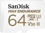 Sandisk SDSQQVR-064G-GN6IA Sd Microsd Card 64GB Sandisk Max Endurance Inkl. Adapter