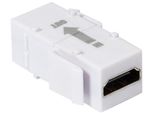 Connettore Modulare Logilink Keystone Da Presa Hdmi A Presa Hdmi Con Ripetitore Bianco (Confezione Da 1)