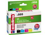 Edding EDD-555 Cartucce D'inchiostro Multipack Nero Ciano Magenta Giallo