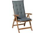 Cuscino Madison Con Schienale Alto Basic 123X50 Cm Grigio