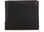 Spikes & Sparrow Pelle Portafoglio Bronco Billfold Wallet Rfid Black Nero