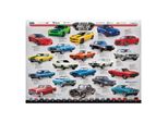 Eurographics Puzzle Evoluzione Delle Auto Da Corsa Americane 1000 Pezzi