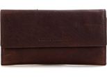 Spikes & Sparrow Pelle Portafoglio Bronco Wallet Rfid Dark Brown Marrone Scuro