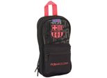 Zaino Con Portamatite F.C. Barcelona Nero (33 Pezzi)