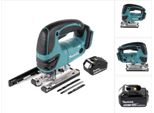Seghetto Alternativo A Batteria Makita Djv 180 G1 18V + 1X Batteria 6,0 Ah - Senza Caricabatterie