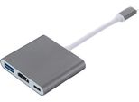 Inf Adattatore Multiporta Da USB-C A Usb (Pd), USB-C, Compatibile Con 4K Hdmi