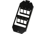Logilink Professional NK4060 Supporto Per Scatola Da Pavimento Logilink, A 3 Vie, Per 6 Moduli Keystone