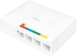 Digitus DN-931093 Digitus Fttx Alloggiamento Vuoto Per 4 Accoppiatori Sc Sx / Lc Dx