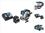 Sega Circolare A Batteria Makita Dss 611 Rg 18 V 165 Mm + 2X Batterie 6,0 Ah + Caricabatterie