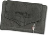 Money Maker Portafoglio Da Donna In Vera Pelle Con Protezione Rfid Grigio 13X9,5X4 OPJ700K
