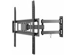 Goobay | Supporto Da Parete | Supporto Tv Basic Fullmotion (L) | Inclinazione, Rotazione | Nero