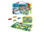 Toi-Toys - Valigetta Turbo Racers Da Collezione Con 4 Auto Da Rally Veicoli Auto Da Corsa Giocattoli Per Bambini Ragazzi