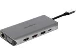 Allnet PSUC0216, Usb 3.2 Gen 1 (3.1 Gen 1) Tipo-C, 100 W, Grigio, Microsd (Transflash), Sd, 3,5 Mm, Hdmi, RJ-45, Usb 2.0, Usb 3.2 Gen 1 (3.1 Gen 1) Tipo-A, Usb 3.2 Gen 1 (3.1 Gen 1) Tipo-C, Vga, Usb