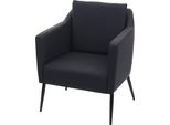 Poltrona Lounge Hwc-H93A, Poltrona Cocktail Poltrona Reclinabile ~ Similpelle Nera