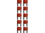 Baytronic 10X Fusibile Auto A Spina Piatta Mini Rosso 10A