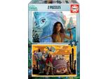 Educa 18882 Disney Raya E L'ultimo Drago. Set Di 2 Puzzle Da 48 Pezzi. A Partire Da 4 Anni, Multicolore Educa