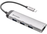 Verbatim Adapter Hub Usb-C - 4Xusb-A 3.2 Alluminio/Alluminio 49147