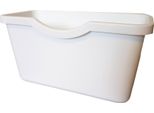 Cestino Appeso Per L'anta Dell'armadio [20,3X13,5X12,5 Cm] Cestino Appeso Per I Rifiuti Organici | Cestino Per La Cucina | Cestino Appeso Per I Rifiuti | Adatto Anche Per Auto, Camper, Camion [Bianco]