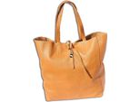 Florence Shopper Donna Vera Pelle Maniglia Cognac 30X35X15 Cm OTF112N