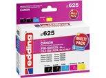 Edding 18-625 Edding EDD-625 2X Nero, Ciano, Magenta, Giallo Compatibile Con Canon PGI-580XXL Bk, CLI-581XXL Bk/C/M/Y, Set Di 5 Cartucce Per Stampante
