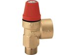 Membran-Sicherheitsventile 1/2", FüR Heizung, Ag 1/2"" X Ig 3/4"" 3 Bar"