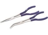 Draper Set Di Pinze A Becchi Tondi Extra Lunghe 2 Pezzi