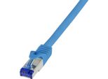 Logilink Professional C6A066S Cavo Patch Logilink Ultraflex, Cat.6A, S/Ftp, 3,0 M, Blu