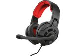 Trust Gxt 411 Radius Cuffie Ad Archetto Cablate Da Gioco Nero, Rosso