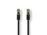 Cavo Di Rete CAT7 | S/Ftp | RJ45 Maschio | RJ45 Maschio | 10,0 M | Senza Strappo | Rotondo | Lszh | Nero | Busta