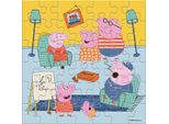 Luna 2In1 Puzzle Per Bambini Da Colorare Peppa Pig 42 Pezzi Puzzle Xl 42 X 42 Cm