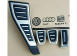 Pedaliera Originale Audi + Poggiapiedi Shift Per Audi A4 B9 8W / A5 F5 2017- = Rhd