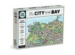 Galison Puzzle Città Nella Baia Di San Francisco 2In1, 1000 Pezzi