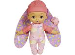 My Garden Baby Il Mio Primo Coniglietto Di Peluche (Circa 23 Cm), Corpo Morbido Con Orecchie Di Peluche, Rosa