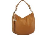 Florence Borsa In Pelle A Tracolla Shopper Marrone OTF134N