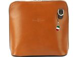 Florence Vera Pelle Liscia Da Donna Borsa Da Sera Cognac Marrone OTF109O