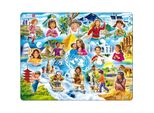 Larsen Puzzle Bambini Del Mondo 15 Pezzi