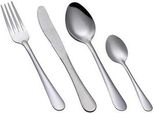 Michelino 10544 - Set 24 Posate - 24 Pezzi - Acciaio Inox Per 6 Persone Argento