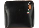 Florence Borsa Da Sera Da Donna Liscia In Vera Pelle Nera Marrone OTF109F