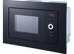 Mikrowelle 700 Watt Einbau Mikrowelle 60 cm 17 L Glas Schwarz Respekta