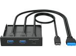 Graugear G-MP01 Graugear USB-HUB Multi Front Panel, Usb 3.2 Gen2 Type-C Retail