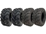 25X10.00-12 E 25X11.00-12 Pneumatici Atv Quad 6Ply Con Marcatura E-Marked Road Legal (Set Di 4)